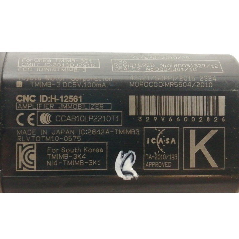 Recambio de conmutador de arranque para toyota prius (zvw50) basis referencia OEM IAM 2010DJ2910  