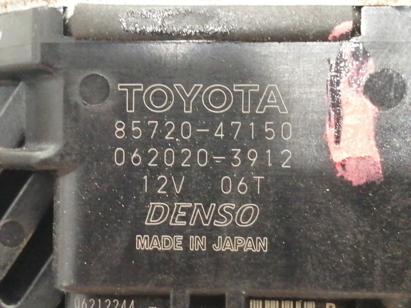 Recambio de elevalunas trasero derecho para toyota prius (zvw50) basis referencia OEM IAM 8572047150  