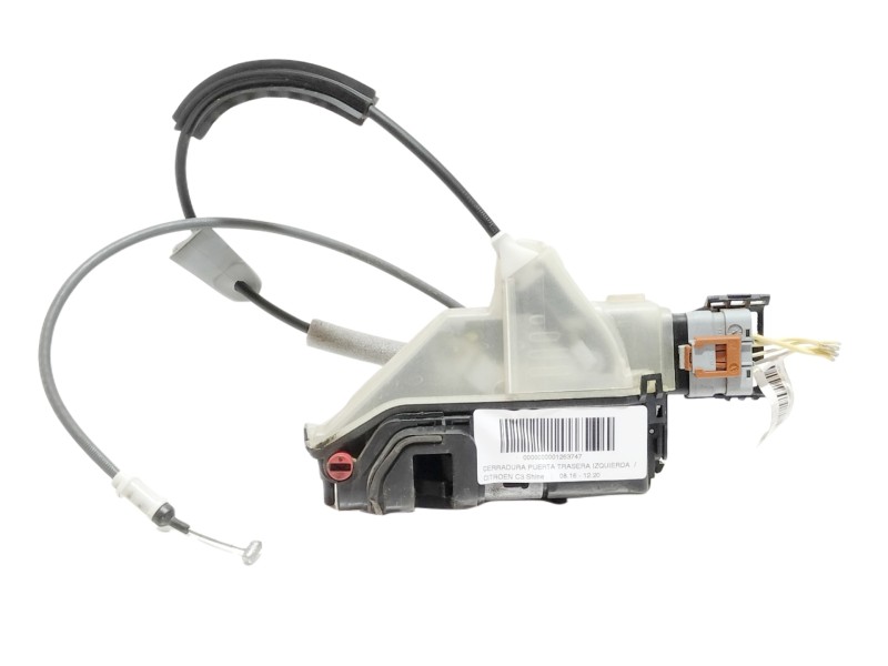 Recambio de cerradura puerta trasera izquierda para citroën c3 shine referencia OEM IAM 98516942940  