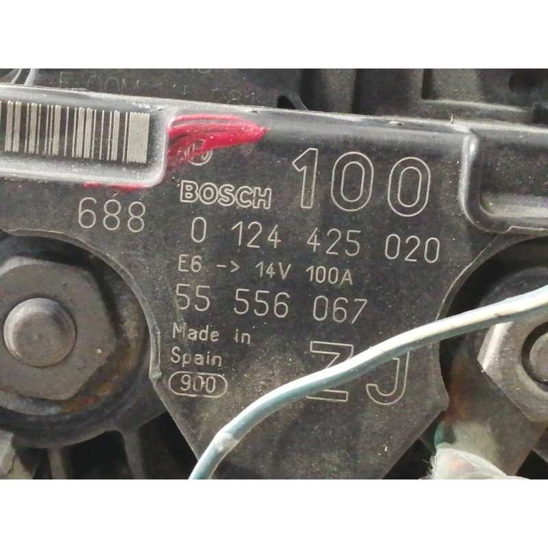Recambio de alternador para opel meriva cosmo referencia OEM IAM 0124425020 55556067 