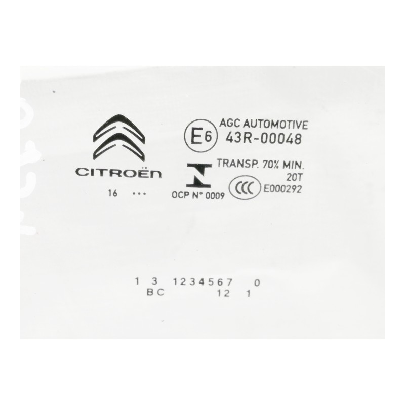 Recambio de luna delantera derecha para citroën c3 shine referencia OEM IAM 43R00048  