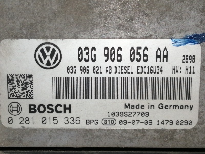 Recambio de centralita motor uce para seat leon (1p1) reference referencia OEM IAM 0281015336  