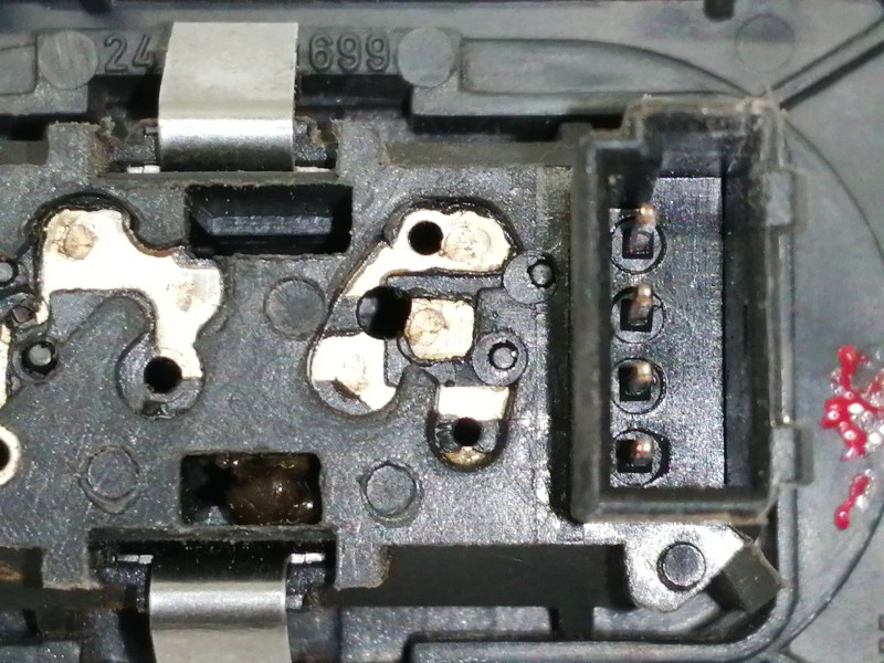 Recambio de mando elevalunas delantero derecho para opel meriva cosmo referencia OEM IAM 24407699 0801024 