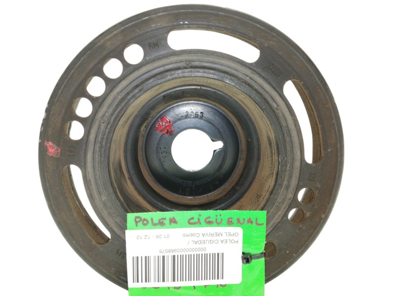 Recambio de polea cigueñal para opel meriva cosmo referencia OEM IAM 046K26  