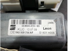 Recambio de elevalunas trasero derecho para seat leon (1p1) reference referencia OEM IAM 1K0959704AF 983600370  2