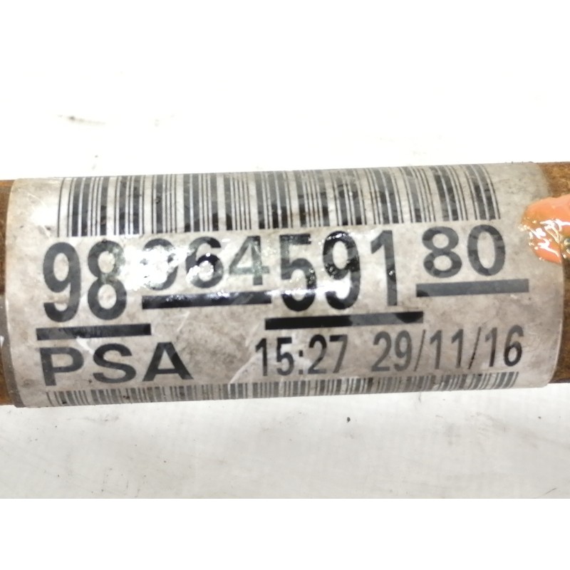 Recambio de transmision delantera izquierda para citroën c3 shine referencia OEM IAM 9806459180  