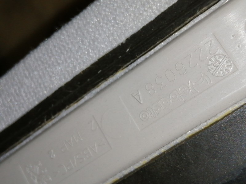 Recambio de techo interior para citroën c3 shine referencia OEM IAM 2226038A  