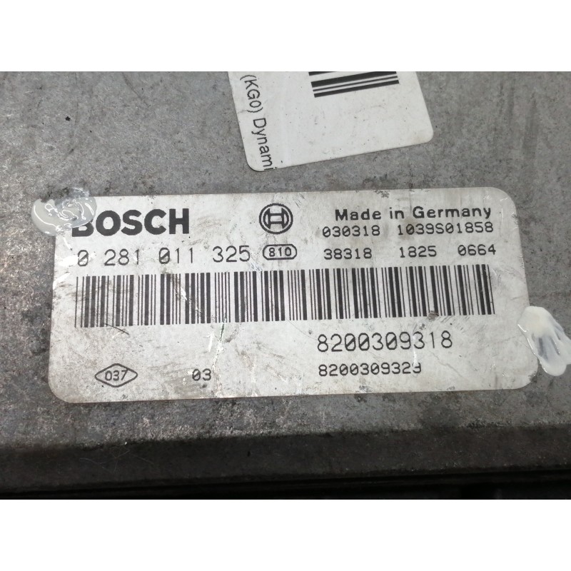 Recambio de centralita motor uce para renault laguna ii grandtour (kg0) dynamique referencia OEM IAM 0281011325  