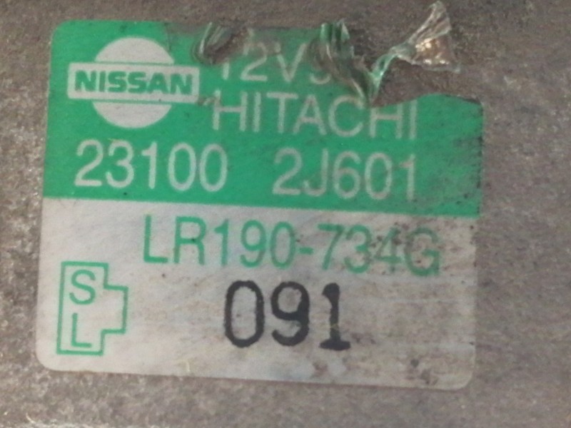 Recambio de alternador para nissan primera berlina (p11) comfort referencia OEM IAM 231002J601  