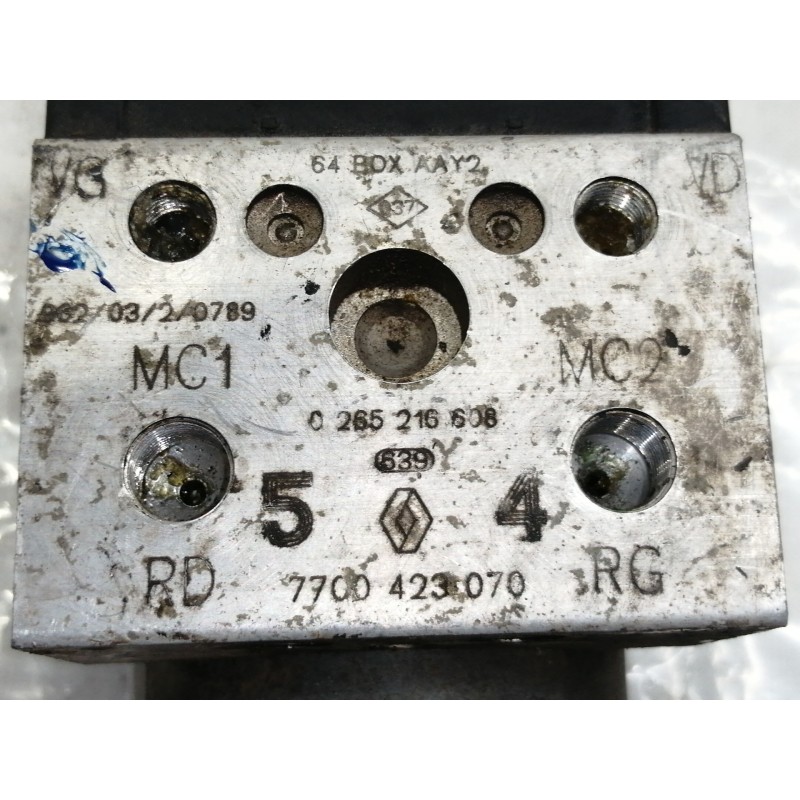 Recambio de abs para renault scenic (ja..) 1.9 d rt referencia OEM IAM 7700423070  