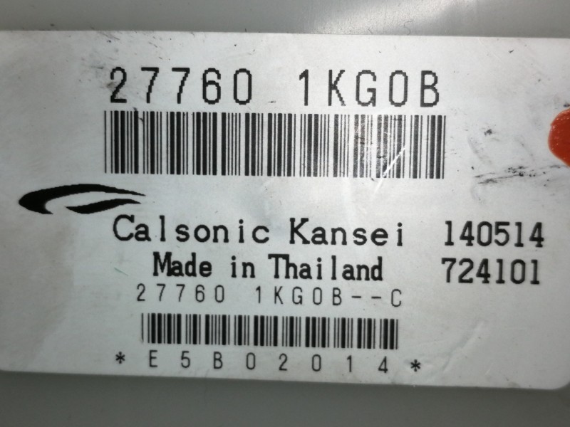 Recambio de centralita aire acondicionado para nissan juke (f15) tekna premium referencia OEM IAM 277601KG0B 277601KG0BC E5B0201