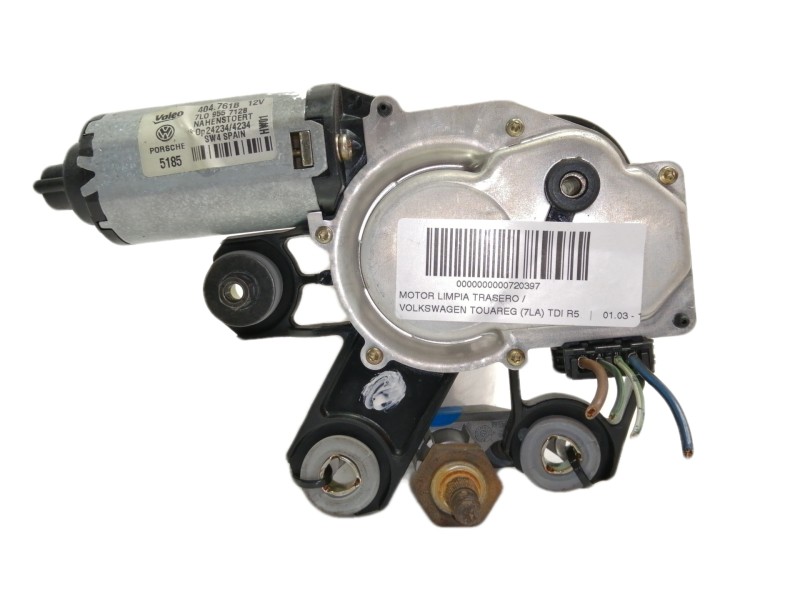 Recambio de motor limpia trasero para volkswagen touareg (7la) tdi r5 referencia OEM IAM 7L0955712B  