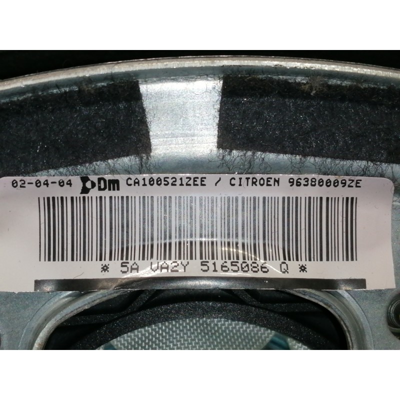 Recambio de airbag delantero izquierdo para citroën c3 1.4 hdi magic referencia OEM IAM 96380009ZE CA100521ZEE 