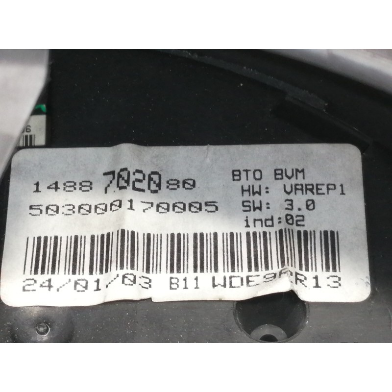 Recambio de pantalla multifuncion para fiat ulysse (179) 2.2 jtd admiral referencia OEM IAM 503000170005  