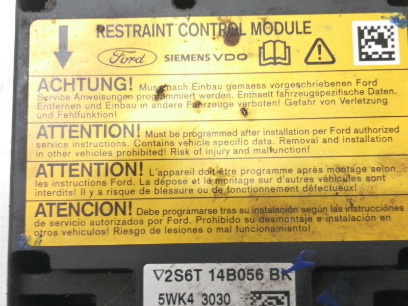 Recambio de centralita abs para ford fiesta (cbk) ambiente referencia OEM IAM 2S6T14B056BK  