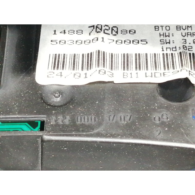 Recambio de pantalla multifuncion para fiat ulysse (179) 2.2 jtd admiral referencia OEM IAM 503000170005  