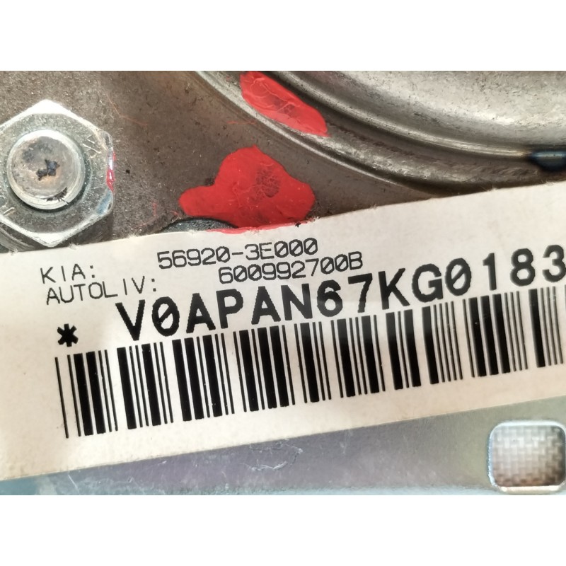 Recambio de airbag delantero izquierdo para kia sorento 2.5 crdi ex referencia OEM IAM 569203E000 600992700B 