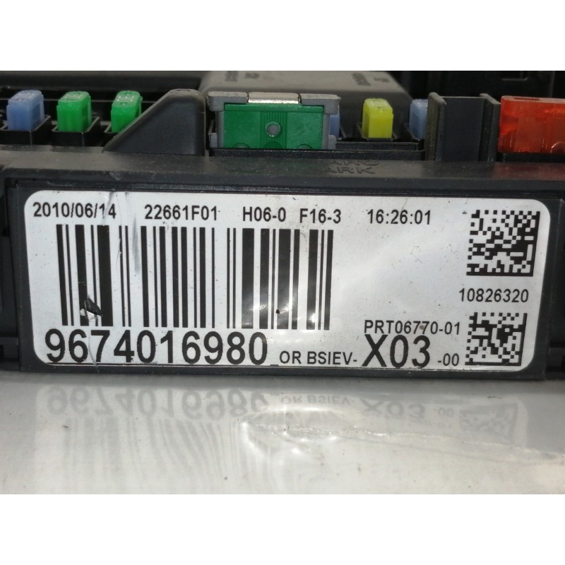 Recambio de centralita motor uce para citroën c3 lx referencia OEM IAM 0162592818 9666591380 V29009427A