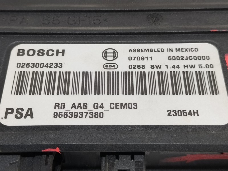 Recambio de modulo electronico para peugeot 308 gt referencia OEM IAM 9663937380  