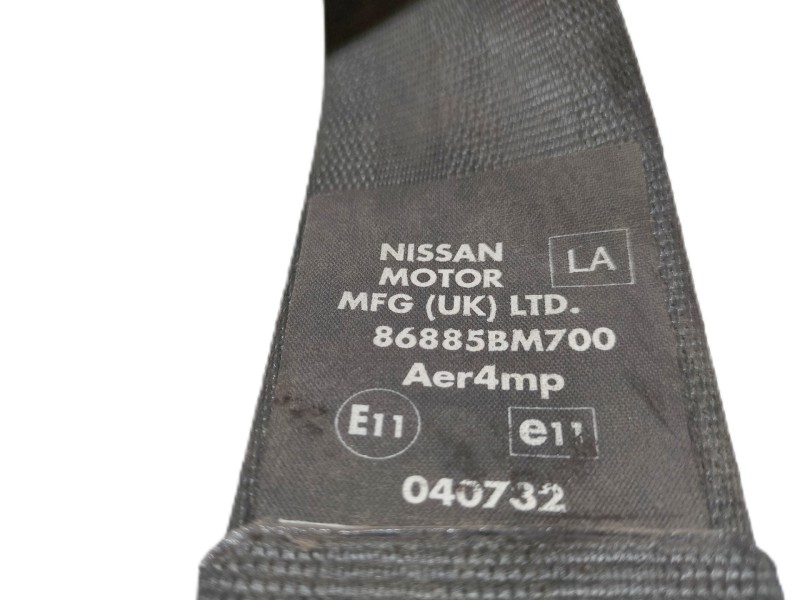 Recambio de cinturon seguridad delantero izquierdo para nissan almera (n16/e) comfort referencia OEM IAM 040732 86885BM700 