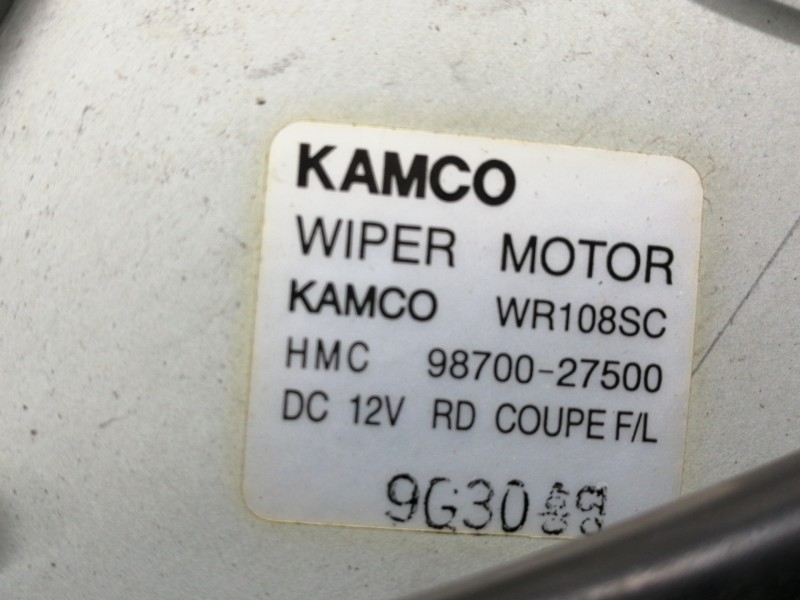Recambio de motor limpia trasero para hyundai coupe (rd) 1.6 fx referencia OEM IAM 9870027500  