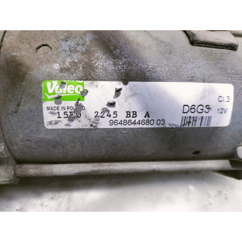 Recambio de motor arranque para citroën c3 lx referencia OEM IAM 964864468003 D6G3 15F02245BBA 