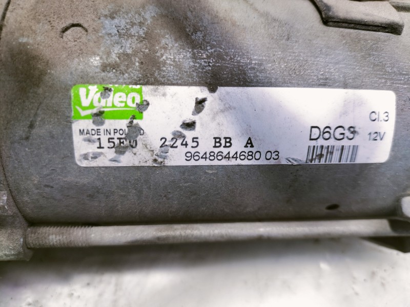 Recambio de motor arranque para citroën c3 lx referencia OEM IAM 964864468003 D6G3 15F02245BBA 