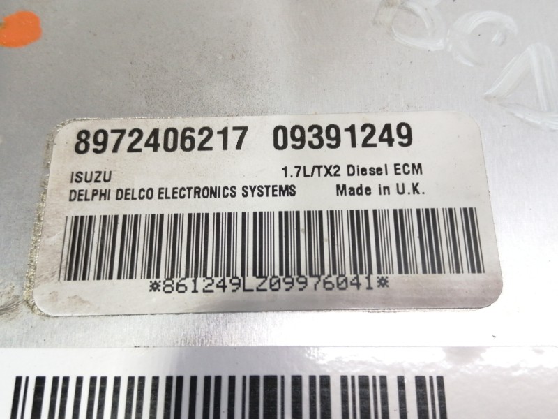 Recambio de centralita motor uce para opel astra g berlina club referencia OEM IAM 8972406217  