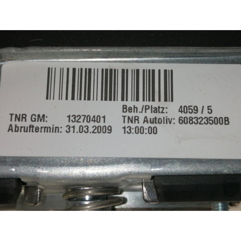 Recambio de airbag delantero izquierdo para opel insignia berlina cosmo referencia OEM IAM 13270401 608323500B 353820