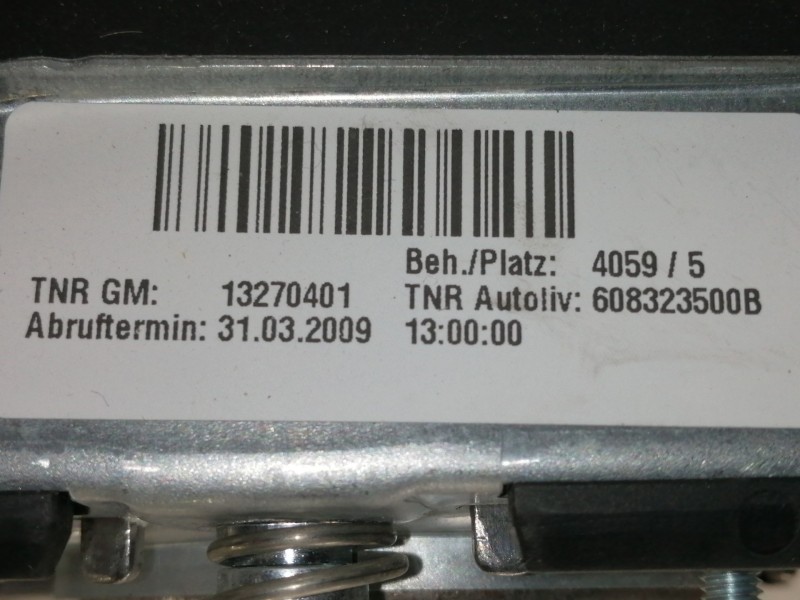 Recambio de airbag delantero izquierdo para opel insignia berlina cosmo referencia OEM IAM 13270401 608323500B 353820