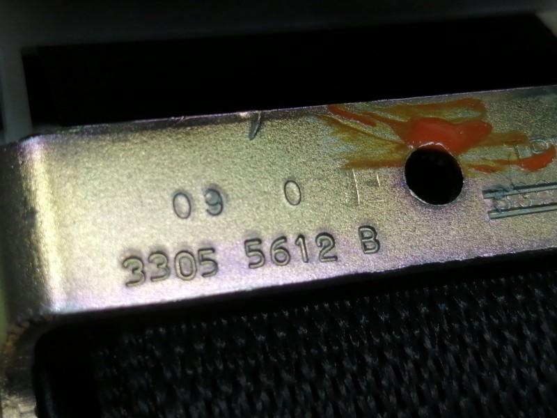 Recambio de cinturon seguridad trasero central para mercedes-benz clase s (w221) berlina 320 / 350 cdi (221.022) referencia OEM 