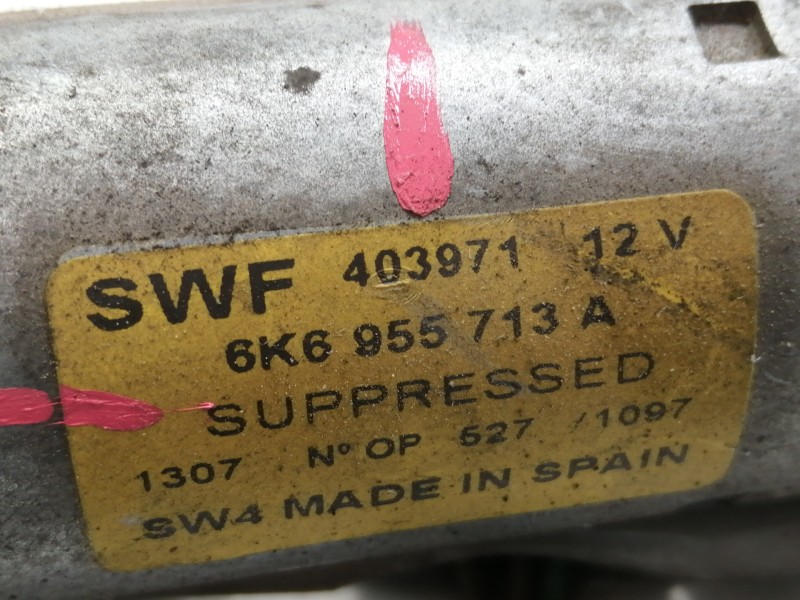 Recambio de motor limpia trasero para seat ibiza (6k) básico referencia OEM IAM 6K6955713A  