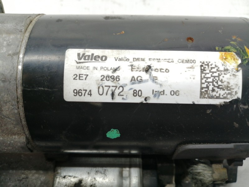 Recambio de motor arranque para peugeot 3008 active referencia OEM IAM 9674077280  