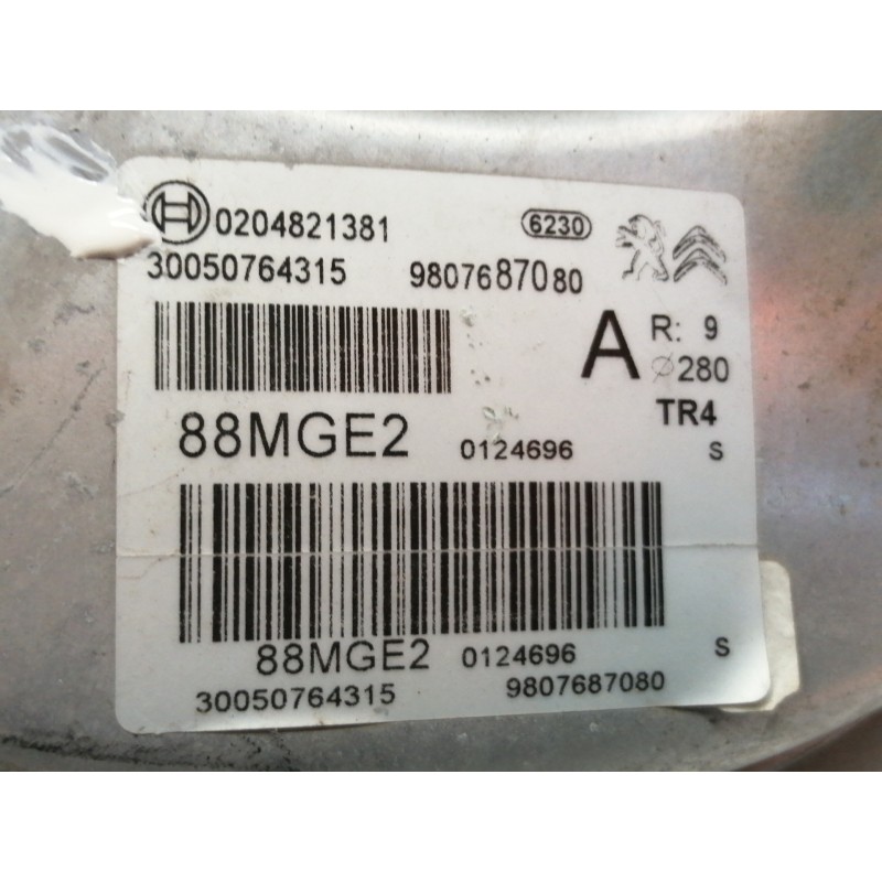 Recambio de servofreno para peugeot 3008 active referencia OEM IAM 9807687080 30050764315 / 820537S1664 0204821381