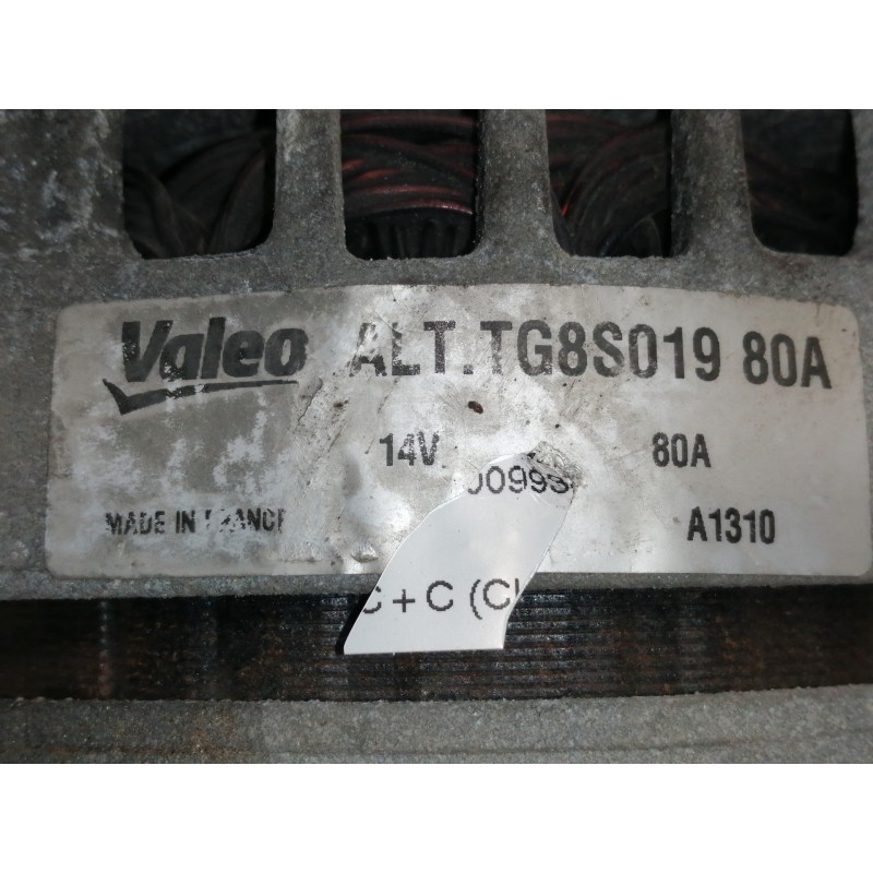 Recambio de alternador para nissan micra c+c (ck12e) acenta referencia OEM IAM TG8S019  