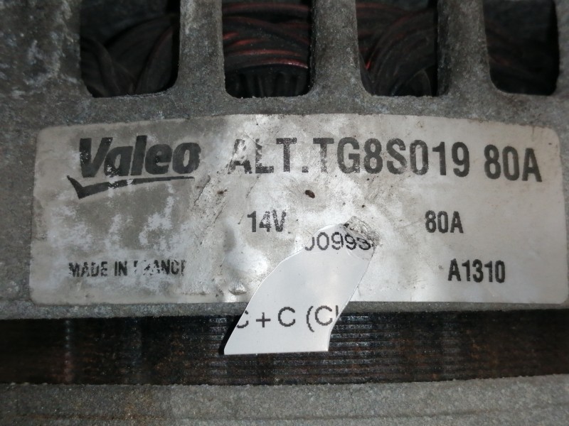 Recambio de alternador para nissan micra c+c (ck12e) acenta referencia OEM IAM TG8S019  