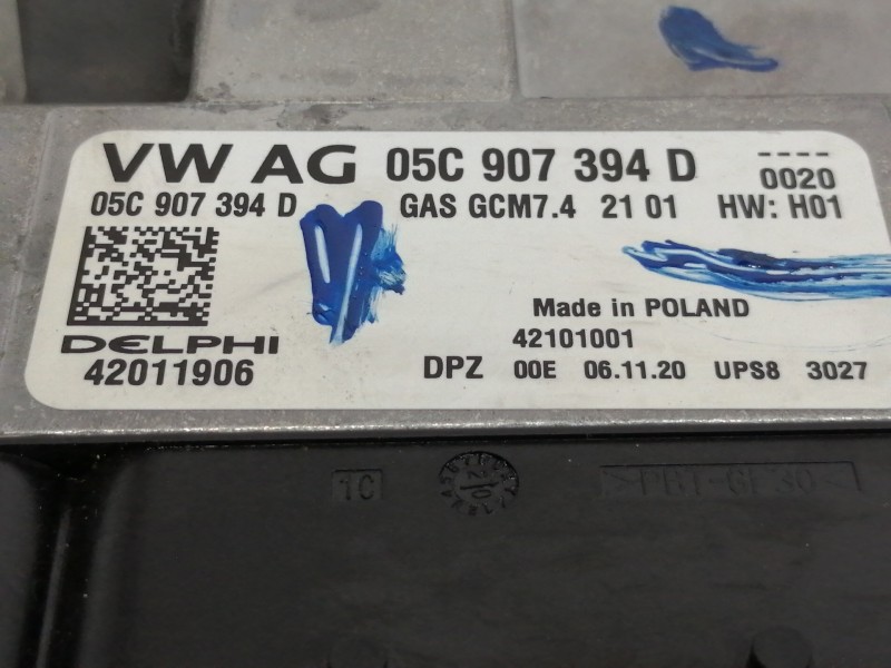 Recambio de centralita motor uce para volkswagen polo advance referencia OEM IAM 05C907394D 42101001 42011906