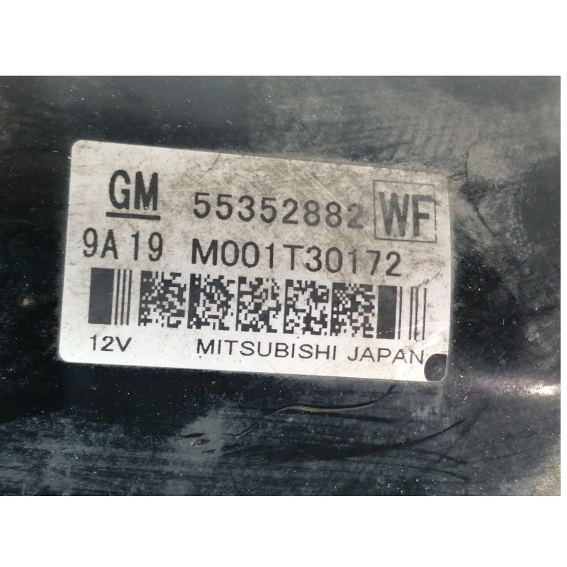 Recambio de motor arranque para opel insignia berlina cosmo referencia OEM IAM 55352882 M001T30172 