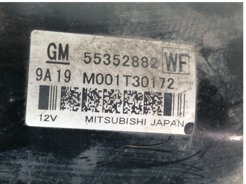 Recambio de motor arranque para opel insignia berlina cosmo referencia OEM IAM 55352882 M001T30172 