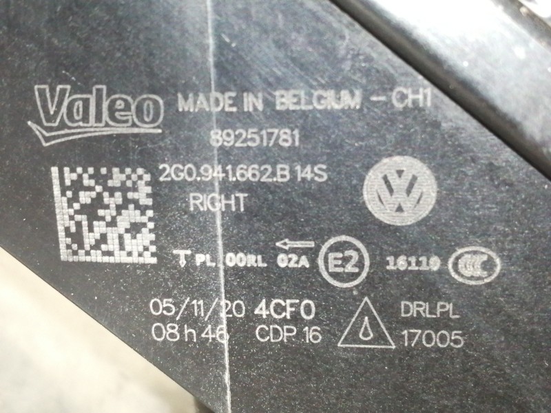 Recambio de piloto delantero derecho para volkswagen polo advance referencia OEM IAM L90098866 2G0941662B14S 89251781 L90115239 