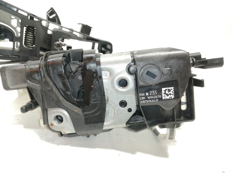 Recambio de cerradura puerta delantera izquierda para peugeot 3008 active referencia OEM IAM 16942676 6187W1464J5 / 9820341080 2