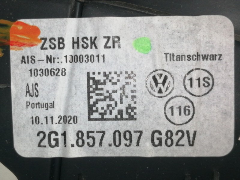 Recambio de guantera para volkswagen polo advance referencia OEM IAM 2G1857097G82V 2G1857097 2G1857097G82V 2G1857101A 2G1857101 