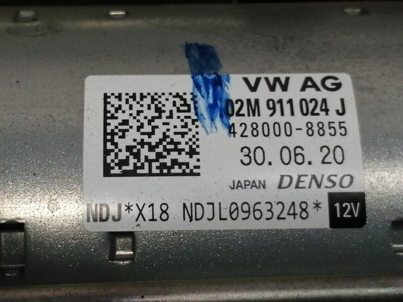 Recambio de motor arranque para volkswagen polo advance referencia OEM IAM 02M911024J NDJL0963248 4280008855 