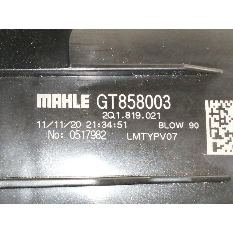 Recambio de motor calefaccion para volkswagen polo advance referencia OEM IAM 2Q1819021 0517982 