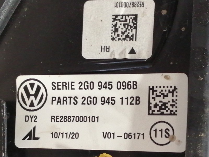 Recambio de piloto trasero derecho para volkswagen polo advance referencia OEM IAM 2G0945096B 2G0945112B RE2887000101 