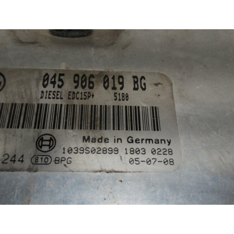 Recambio de centralita motor uce para seat ibiza (6l1) stylance referencia OEM IAM 045906019BG  