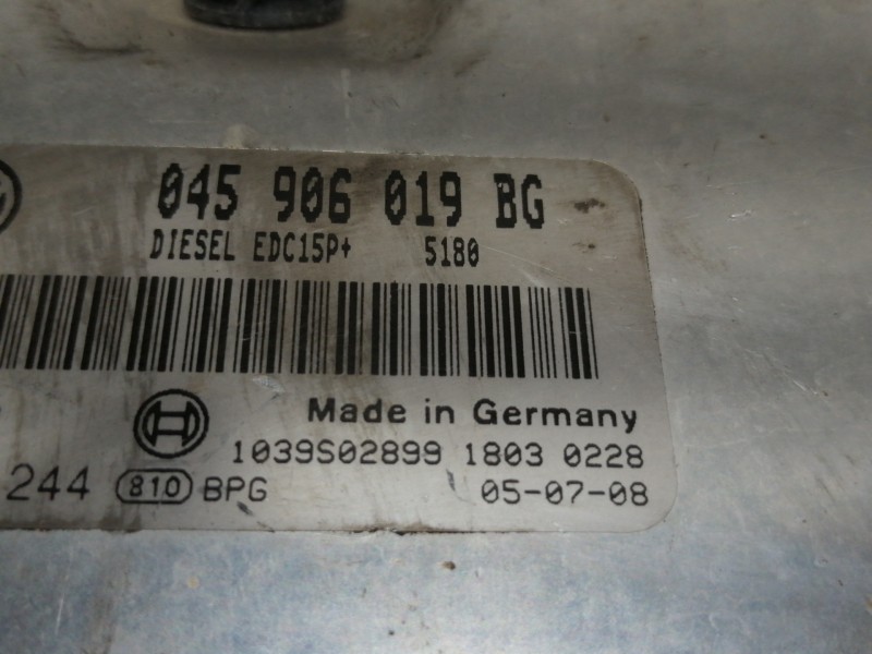 Recambio de centralita motor uce para seat ibiza (6l1) stylance referencia OEM IAM 045906019BG  