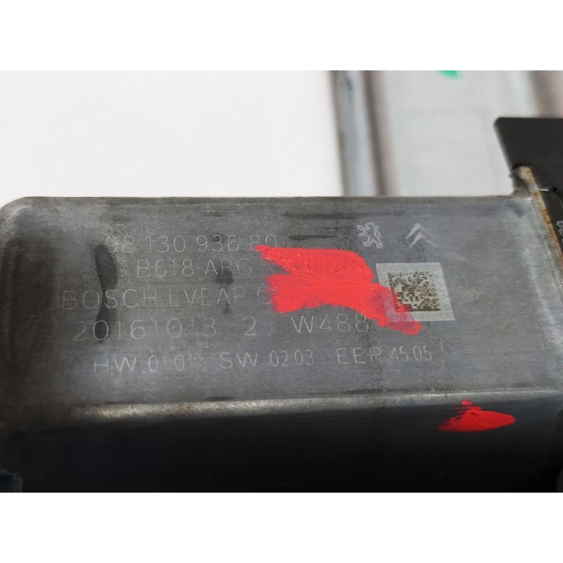 Recambio de elevalunas trasero izquierdo para citroën c3 shine referencia OEM IAM 9813093680  