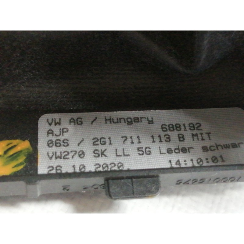 Recambio de pomo palanca cambio para volkswagen polo advance referencia OEM IAM 2G1711113B  