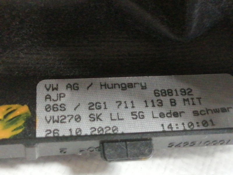 Recambio de pomo palanca cambio para volkswagen polo advance referencia OEM IAM 2G1711113B  